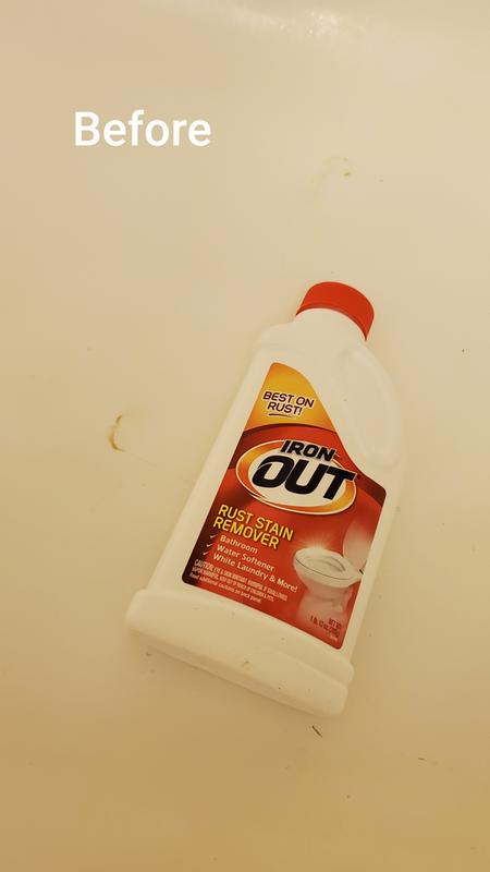 Photograph, Rust remover in action