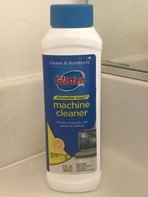 glisten dishwasher cleaner review