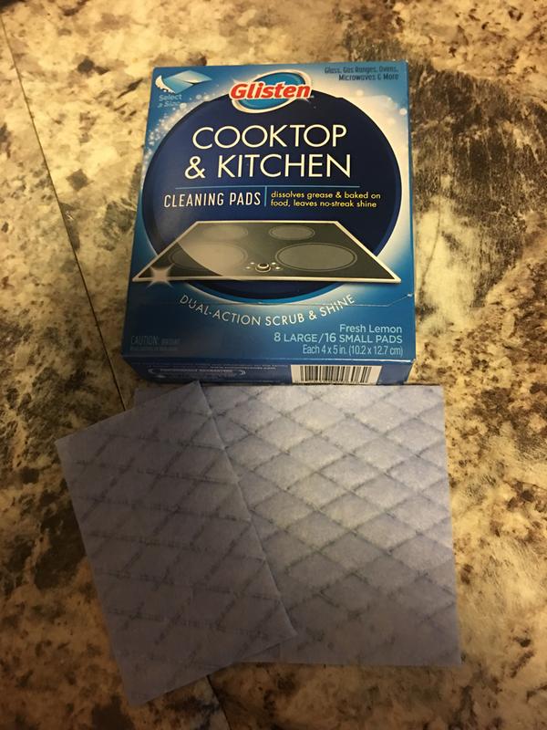 Glisten® Cooktop & Kitchen Cleaning Pads