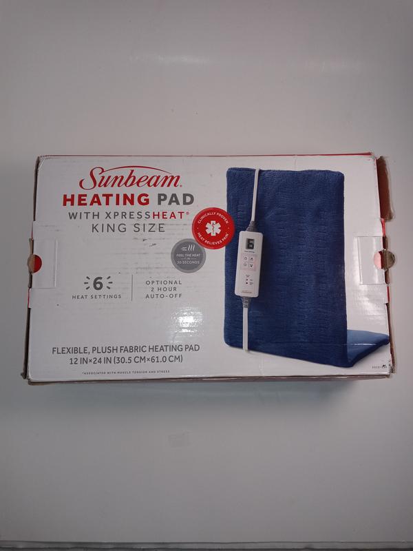 Sunbeam heating pad online f2