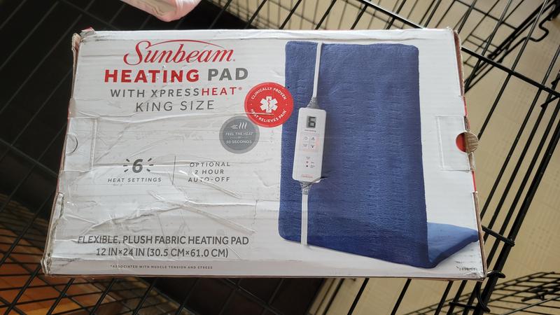 Sunbeam heating pad discount f1