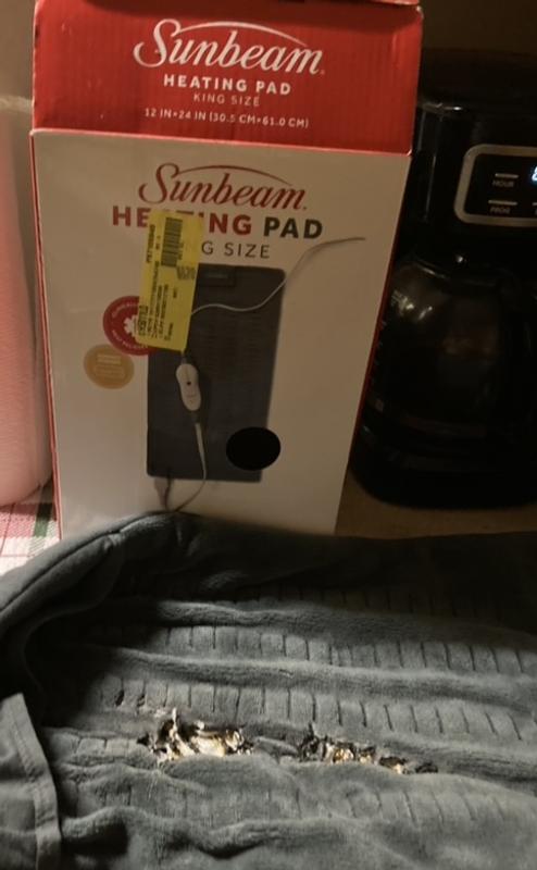 Sunbeam heating pad discount f2