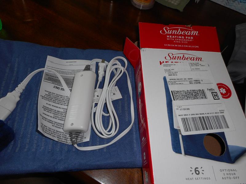 Sunbeam heating discount pad f2 reset