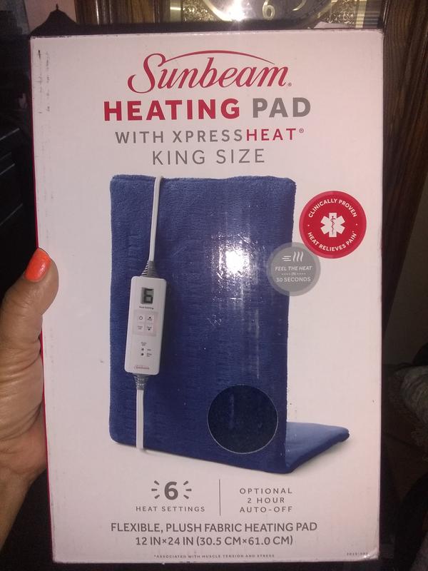 Sunbeam heating pad discount f1