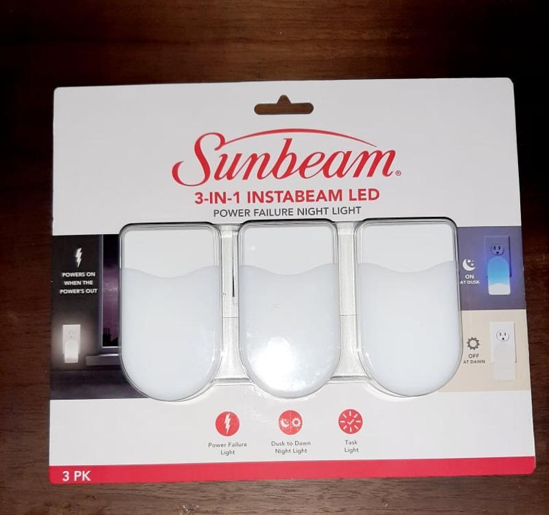 Emergency Preparedness: 3-in-1 InstaBeam LED Power Failure Night Light