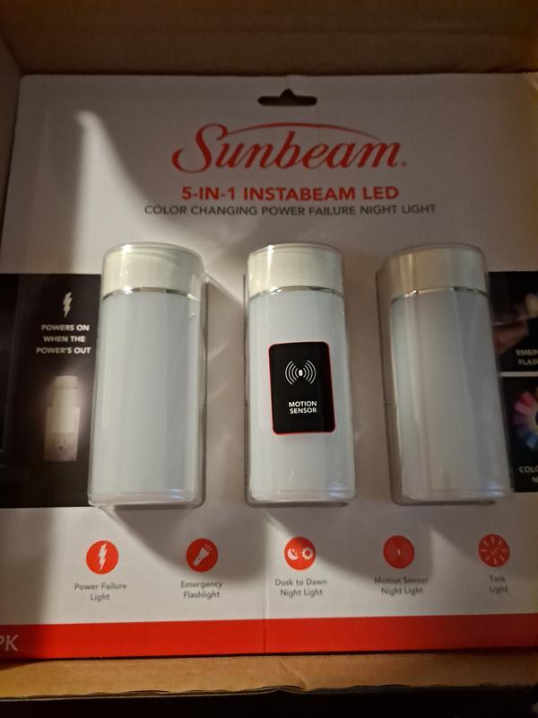 Emergency Preparedness: 3-in-1 InstaBeam LED Power Failure Night Light