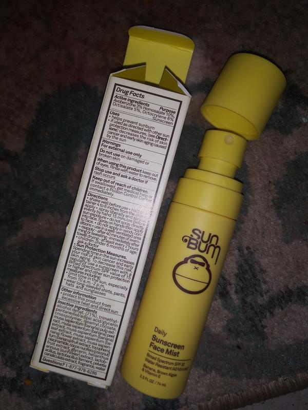 SunBum Sunscreen Face Mist
