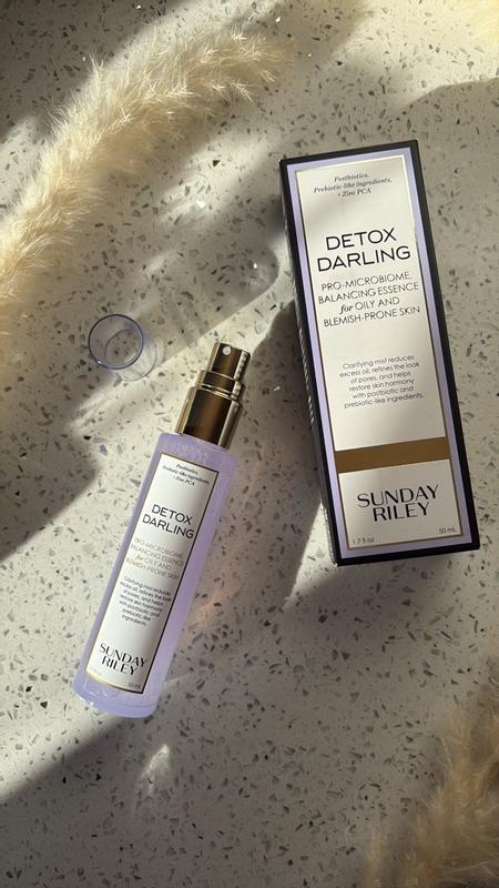 Sunday Riley Detox Darling Pro-Microbiome, Balancing Essence For Oily ...