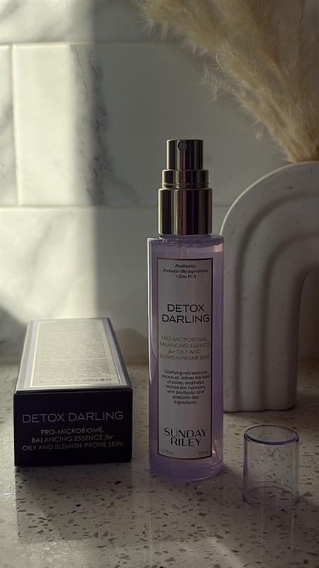 Sunday Riley Detox Darling Pro-Microbiome, Balancing Essence For Oily ...