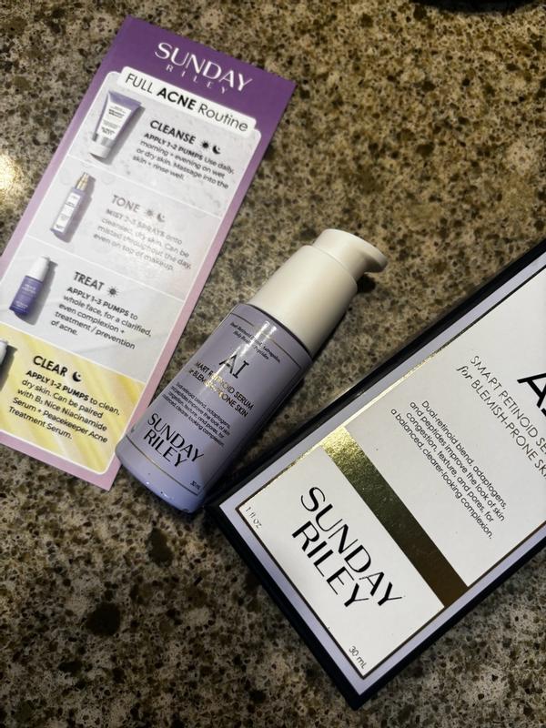 Sunday Riley AI Smart Retinoid Serum For Blemish-Prone Skin, 1 oz. - Macy's