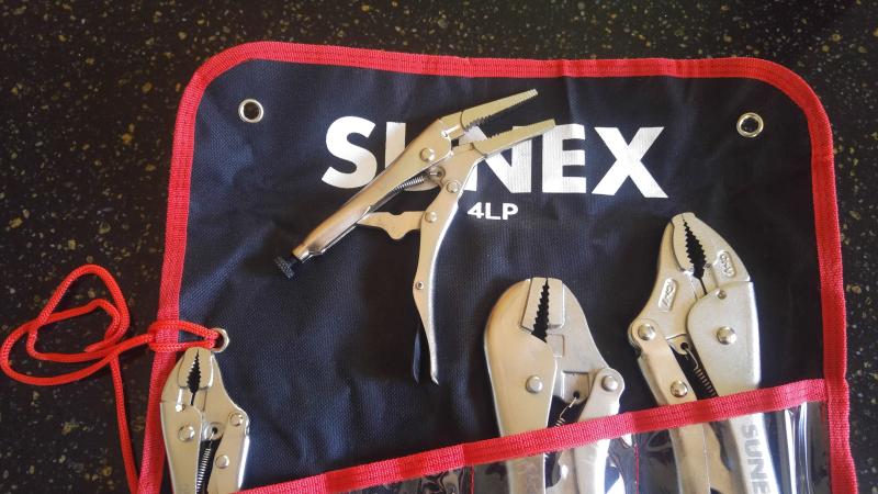 Sunex 4.5 Offset Needle Nose Precision Pliers
