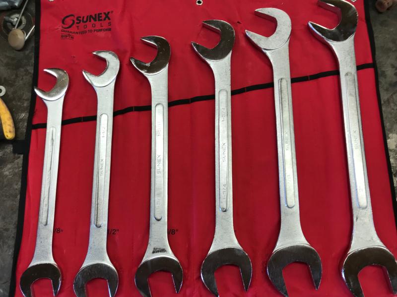 Sunex angle deals wrench set