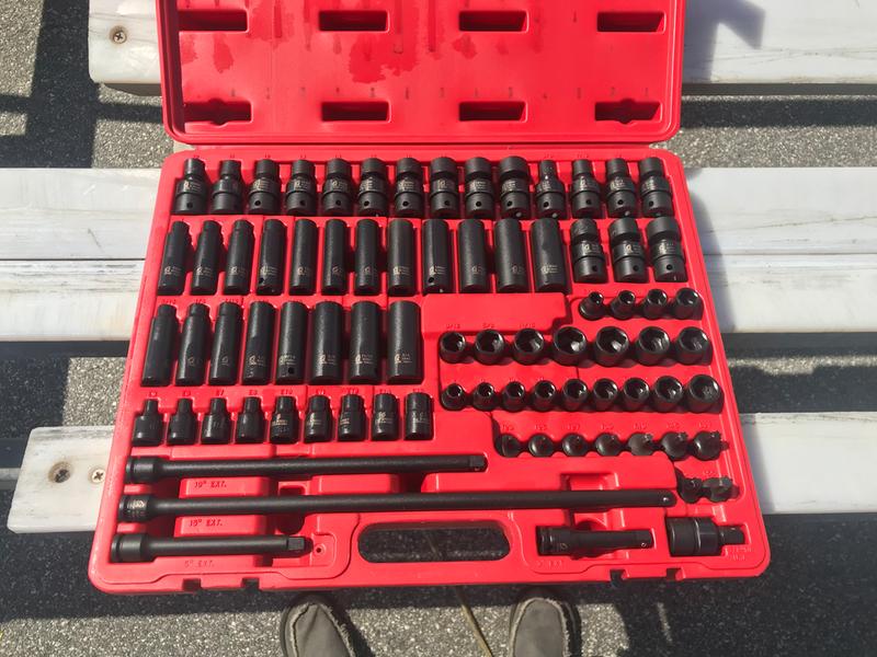 Sunex drive deals impact socket set