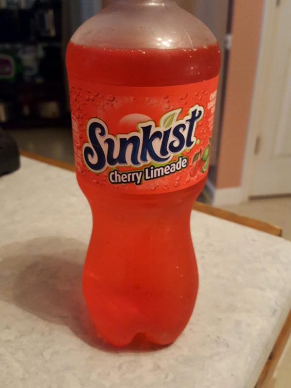 Sunkist Cherry Limeade Soda, 12 fl oz cans, 12 pack