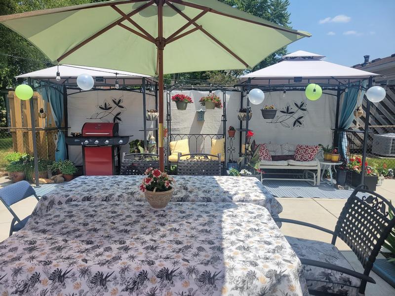 These gazebos are now many years old.
