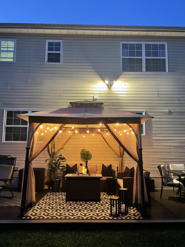 Gazebo at night