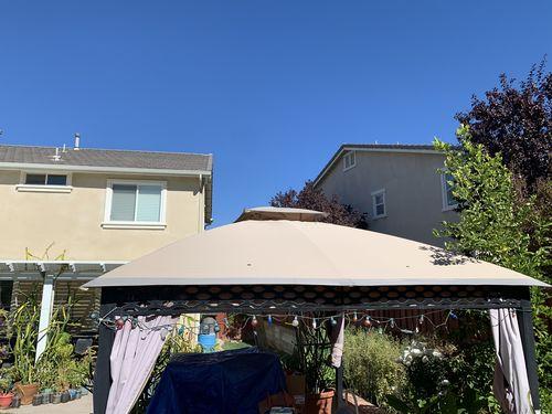 SUNJOY Sesame+Light Brown Replacement Canopy For Pinehurst
