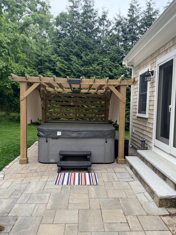 New Pergola over my Nordic Hot Tub