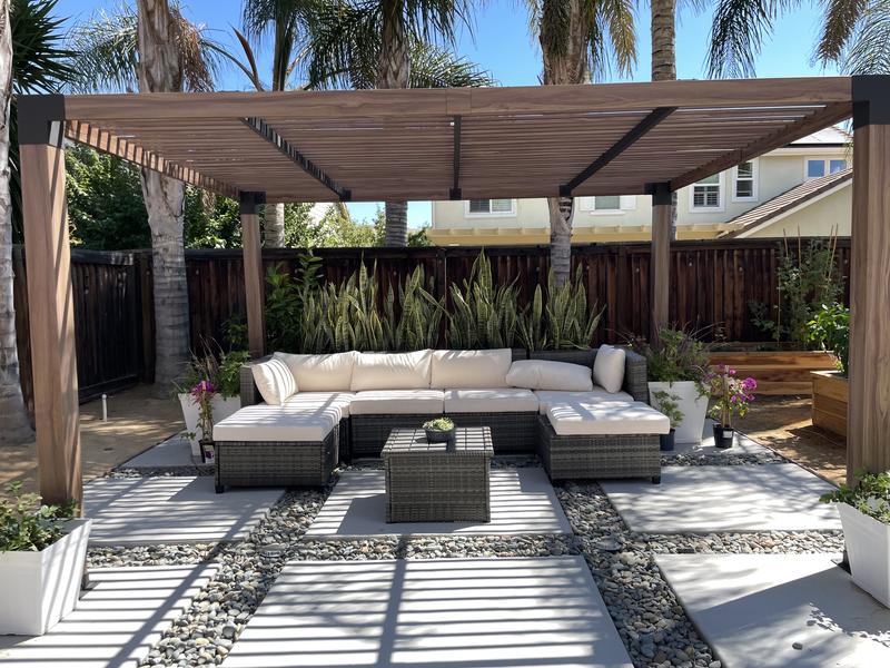 modern pergola