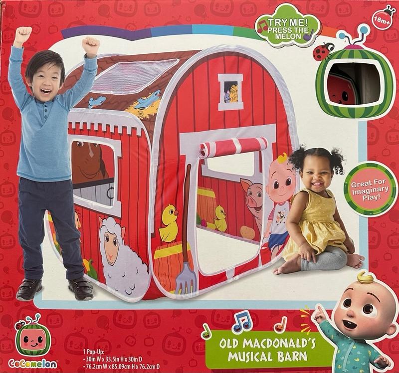 COCOMELON POP-N-PLAY BARN TENT Meijer