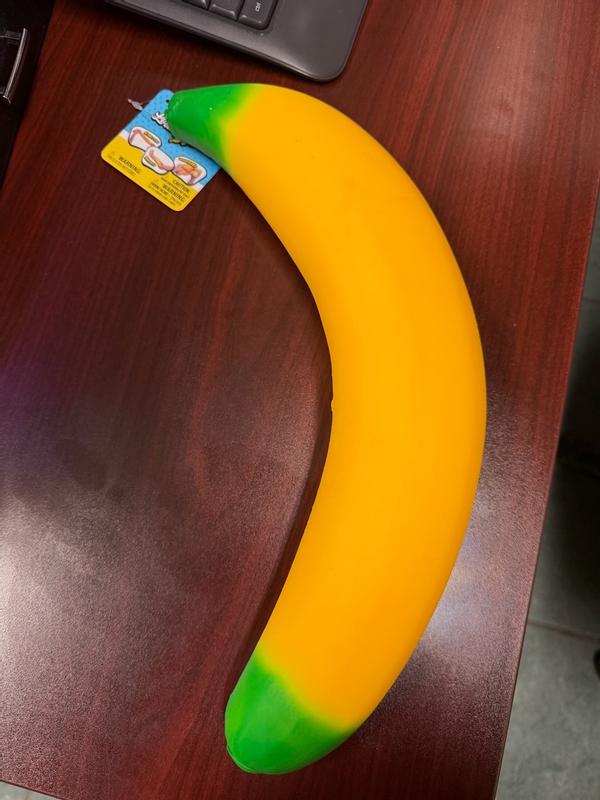 banana Promotional Squeezies (R) Banana Stress Reliever with your