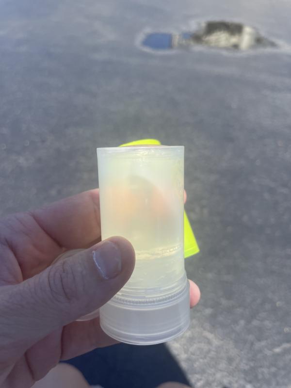 Photo submitted with review of product