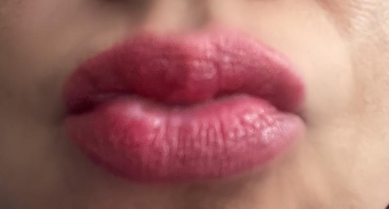 Customer photo for "Obsessed Lip Color"