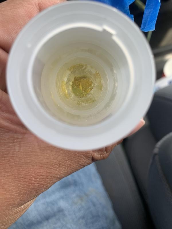 Photo submitted with review of product