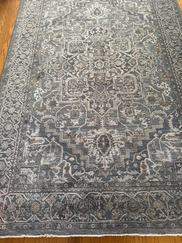 Livabliss Arda 9-ft x 12-ft Taupe/Medium Gray/Olive Indoor Medallion ...