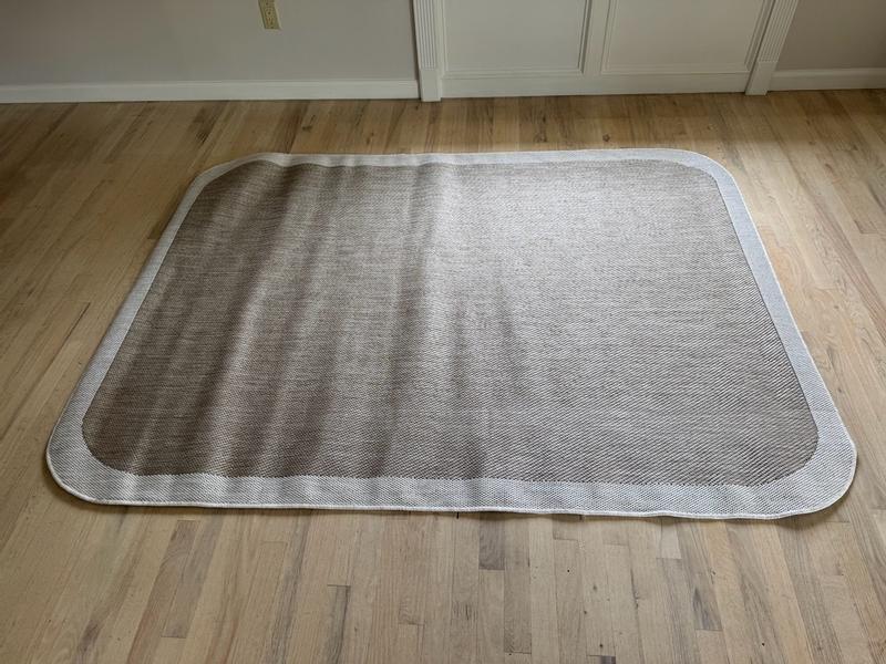 Livabliss Miami Beach 7-ft x 9-ft Flatweave Polypropylene Medium Green ...
