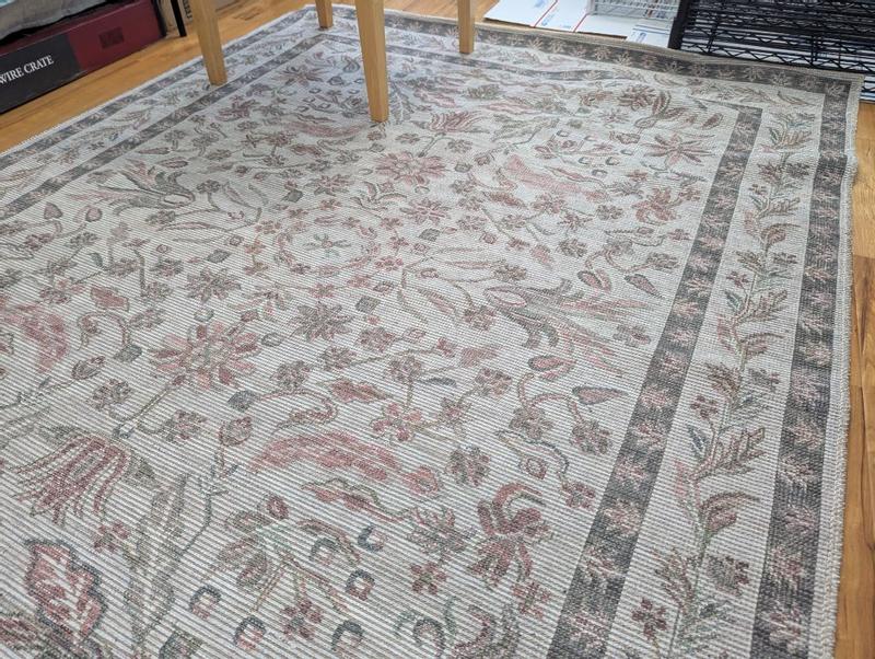Livabliss Patricia Rodi Luma 9-ft x 12-ft Cream/Ivory/Rose Pink Indoor ...