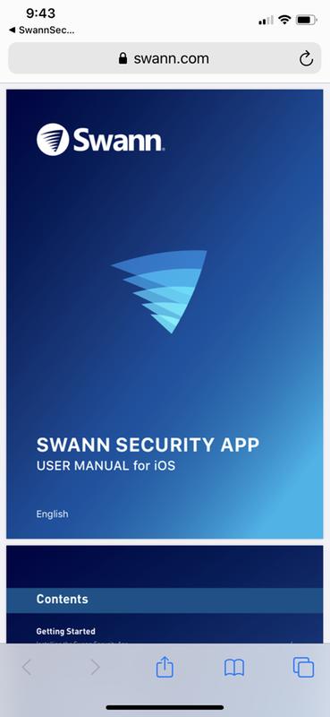swann app setup