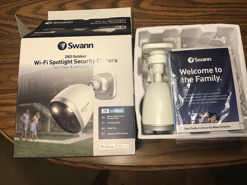 Swann security in a box store 2 camera