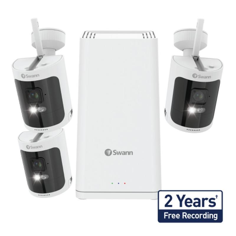 AllSecure600™ 3 Camera 8 Channel 2K Wire-Free HD Wireless NVR