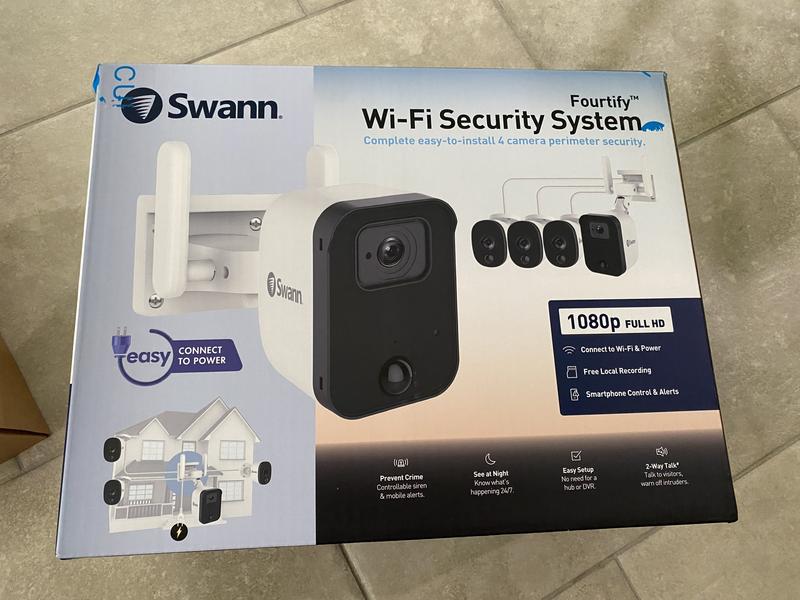 Connecting swann best sale camera to wifi