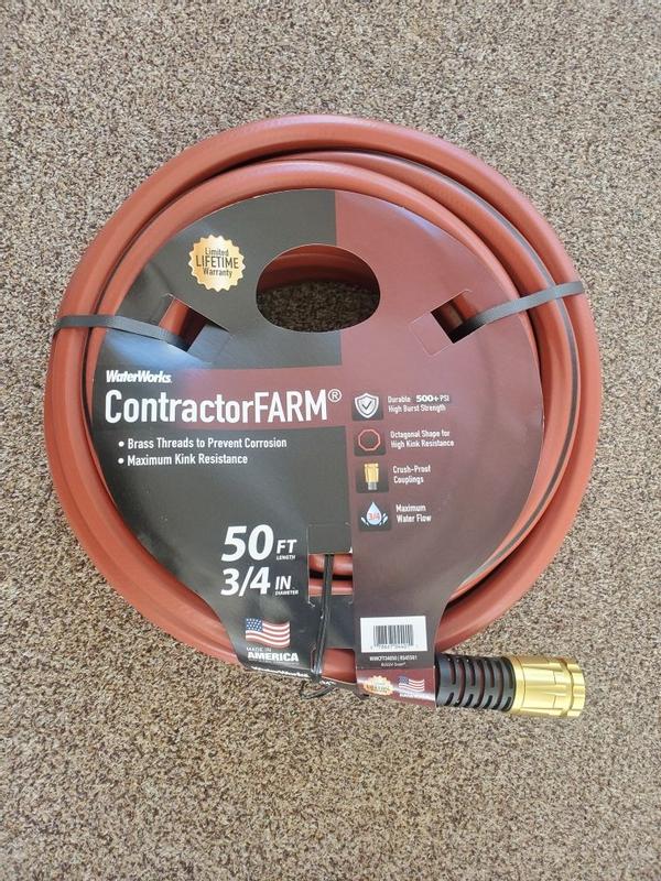 thumbnail image 2 of Greenwood Heavy Duty 3/4" X 100' Contractor Water Hose – Anti-Kink, Ultra Flexible, Outdoor Garden Hose 2 of 5