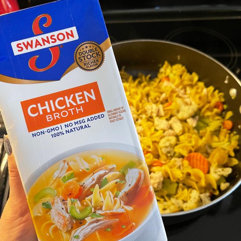 Swanson 100% Natural, Gluten-Free Chicken Broth, 48 Oz Carton