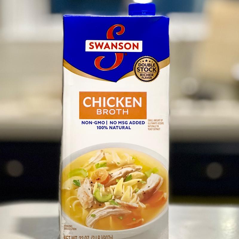 Swanson 100% Natural, Gluten-Free Chicken Broth, 48 Oz Carton