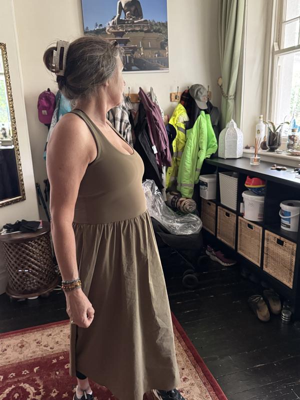 Customer photo for "Nice with strappy bra"