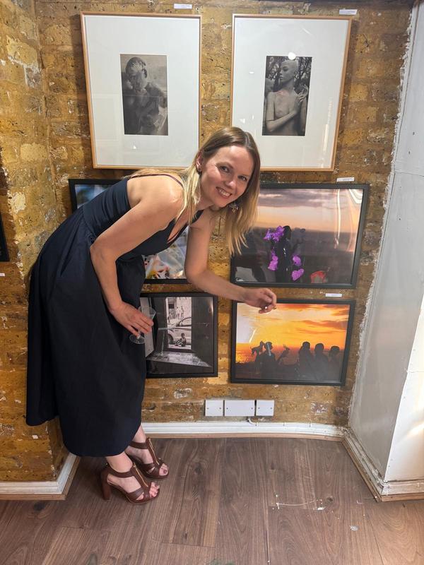 Art gallery and my Sweaty Betty dress