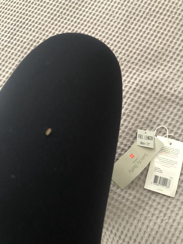 Customer photo for "Arrived with a hole"