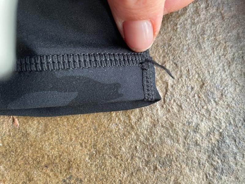 Customer photo for "Sewing is coming undone in 2 places"