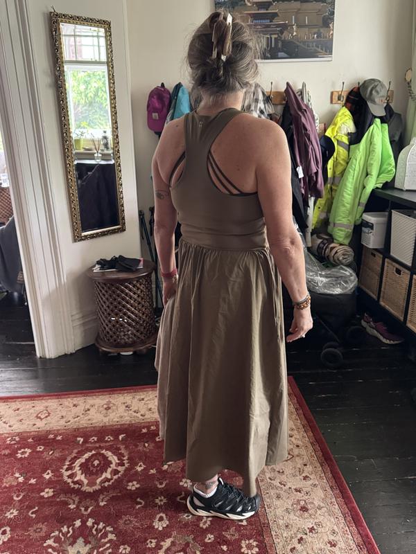 Customer photo for "Nice with strappy bra"