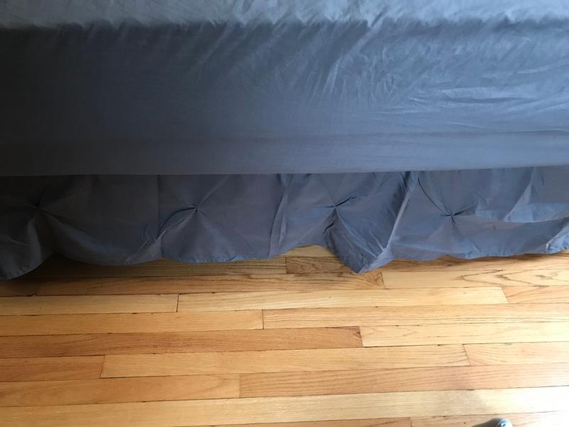 Perfect for hiding under bed storage!
