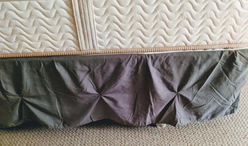 How my new bedskirt looks