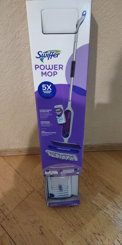 Swiffer PowerMop Multi-Surface Mop Kit for Floor Cleaning, Fresh Scent