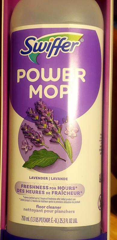 Swiffer PowerMop Floor Cleaning Solution with Lavender Scent (2 ct)