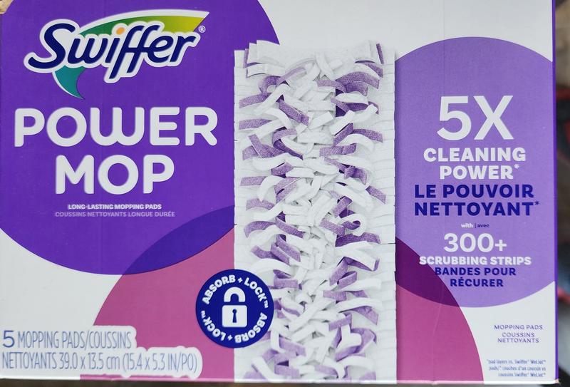 Swiffer PowerMop Multi-Surface Mopping Pad Refills for Floor