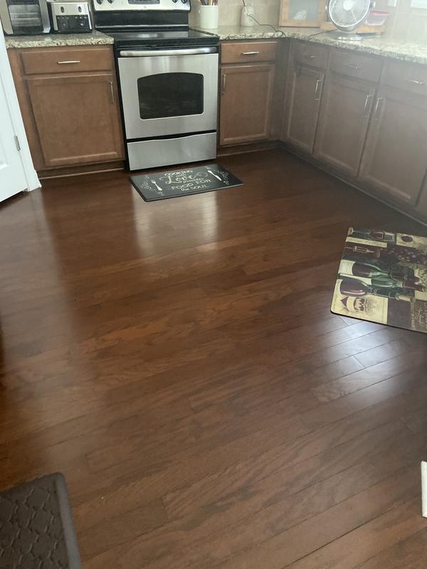 Clean and shiny wood floor