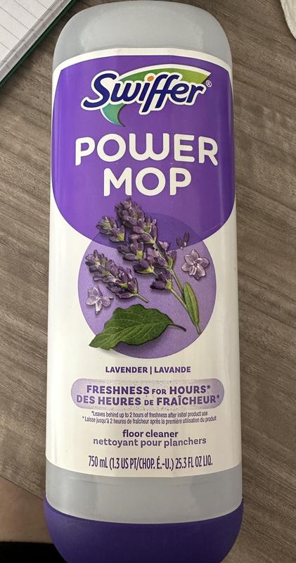 Swiffer PowerMop Floor Cleaning Solution with Lavender Scent (2 ct)